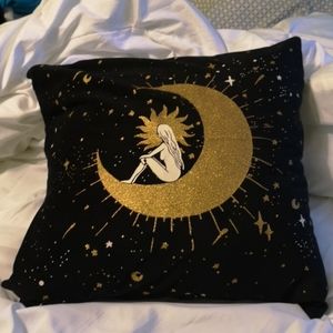 Free with Bundle Black Gold Glitter Cushion Cover